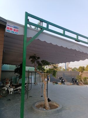 lắp đặt mái xếp tại Bình Dương